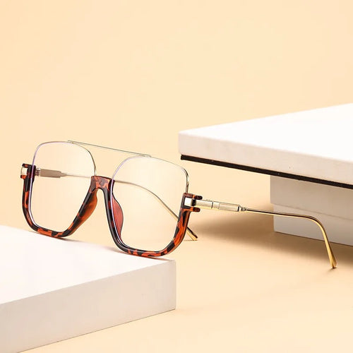 Tortoise Luxe Clear Frames