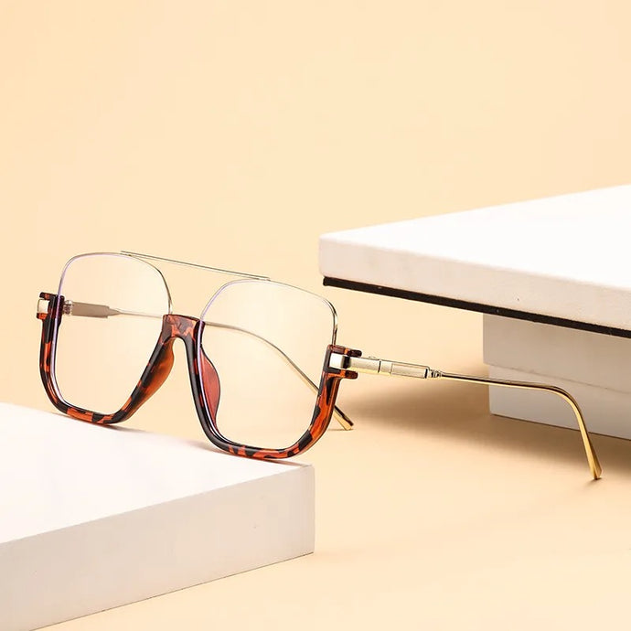 Tortoise Luxe Clear Frames