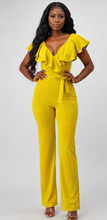 Load image into Gallery viewer, Classy Electric Lime Jumpsuit