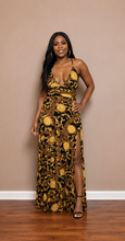 Load image into Gallery viewer, Elegant Venetian Maxi Dress
