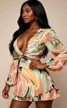 Load image into Gallery viewer, Sexy Multi Colored Sage Romper