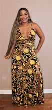 Load image into Gallery viewer, Elegant Venetian Maxi Dress