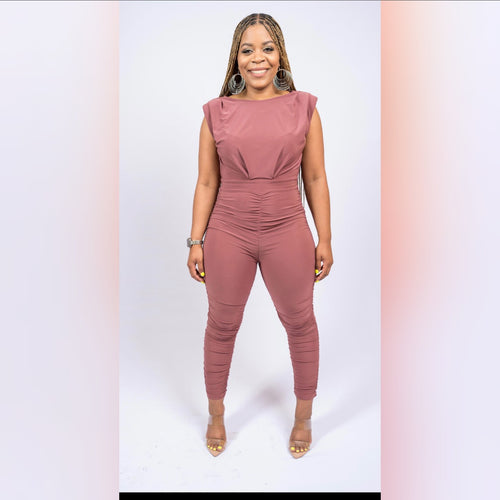 Super Sexy Mauve Jumpsuit