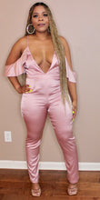 Load image into Gallery viewer, Sexy Satin Blush Jumpsuit