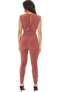 Super Sexy Mauve Jumpsuit